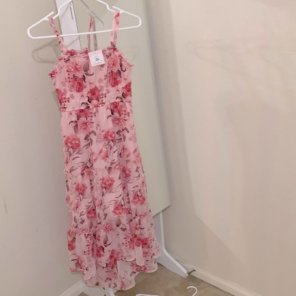 NWT Francesca’s/Franki Hi-Low Dress. Youth size 14. Never worn.